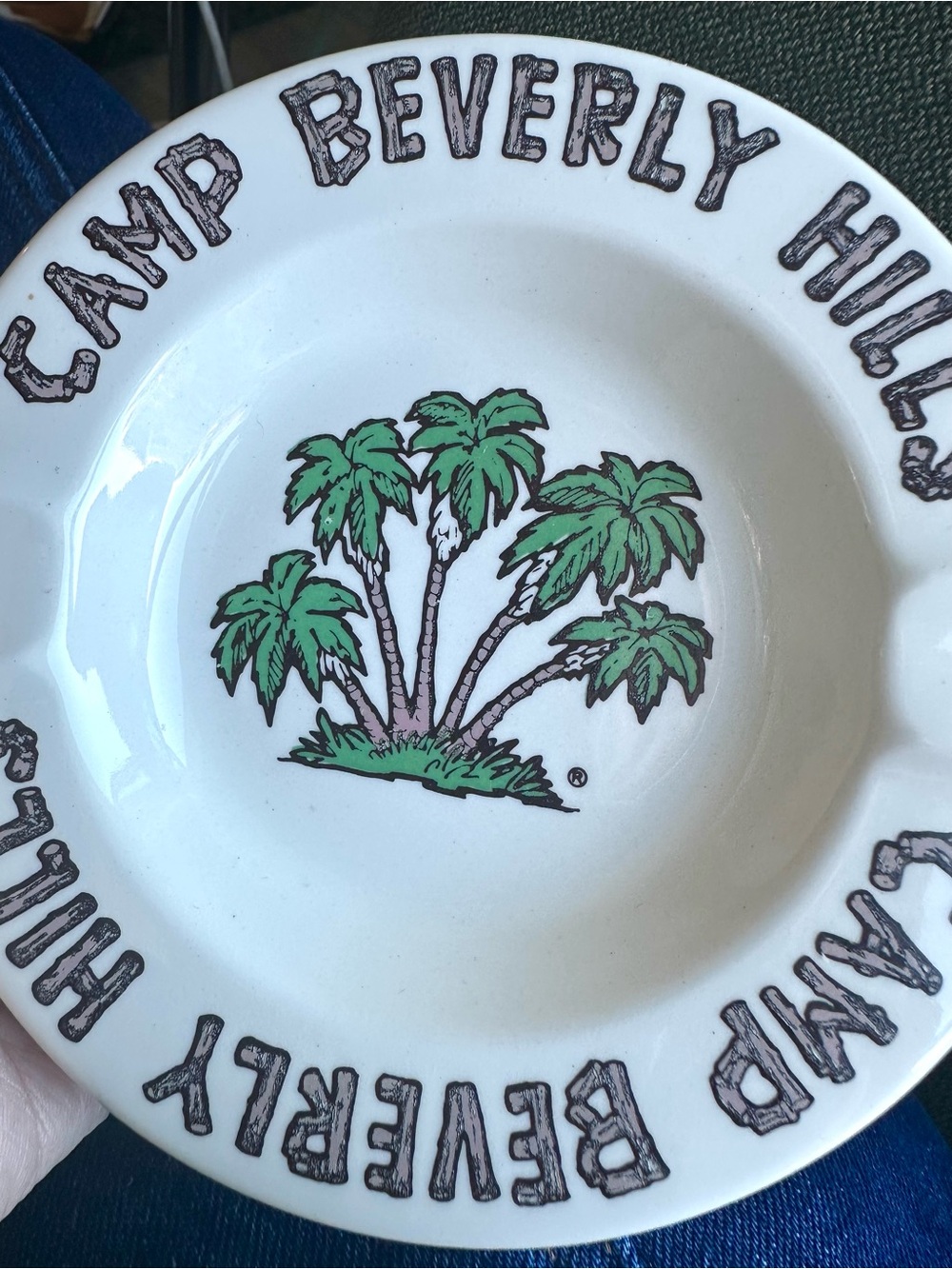 Rare Vintage Camp Beverly Hills Ashtray Catch All Dish